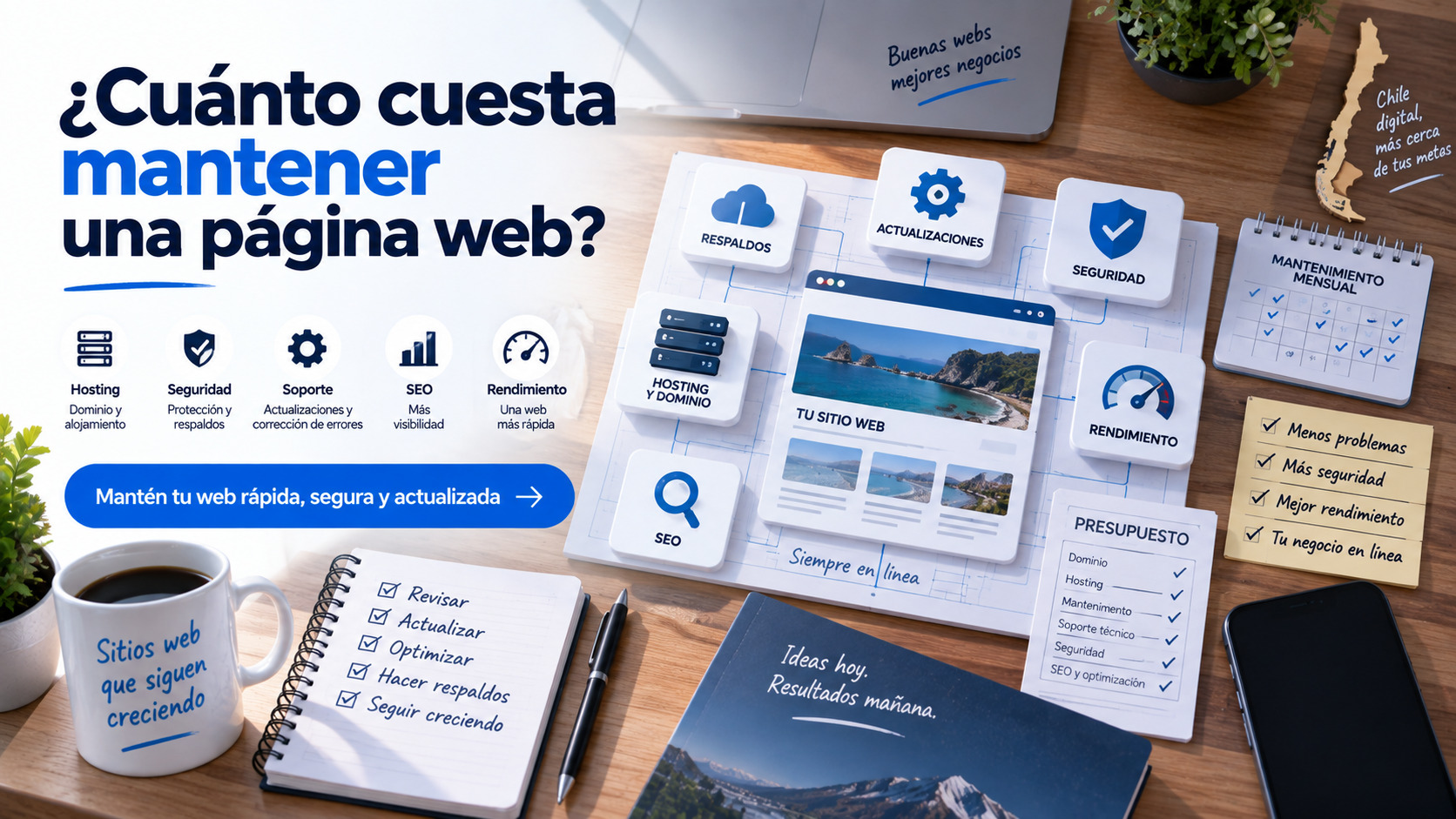 Cuánto Cuesta Mantener una Página Web en Chile y Gastos Recurrentes