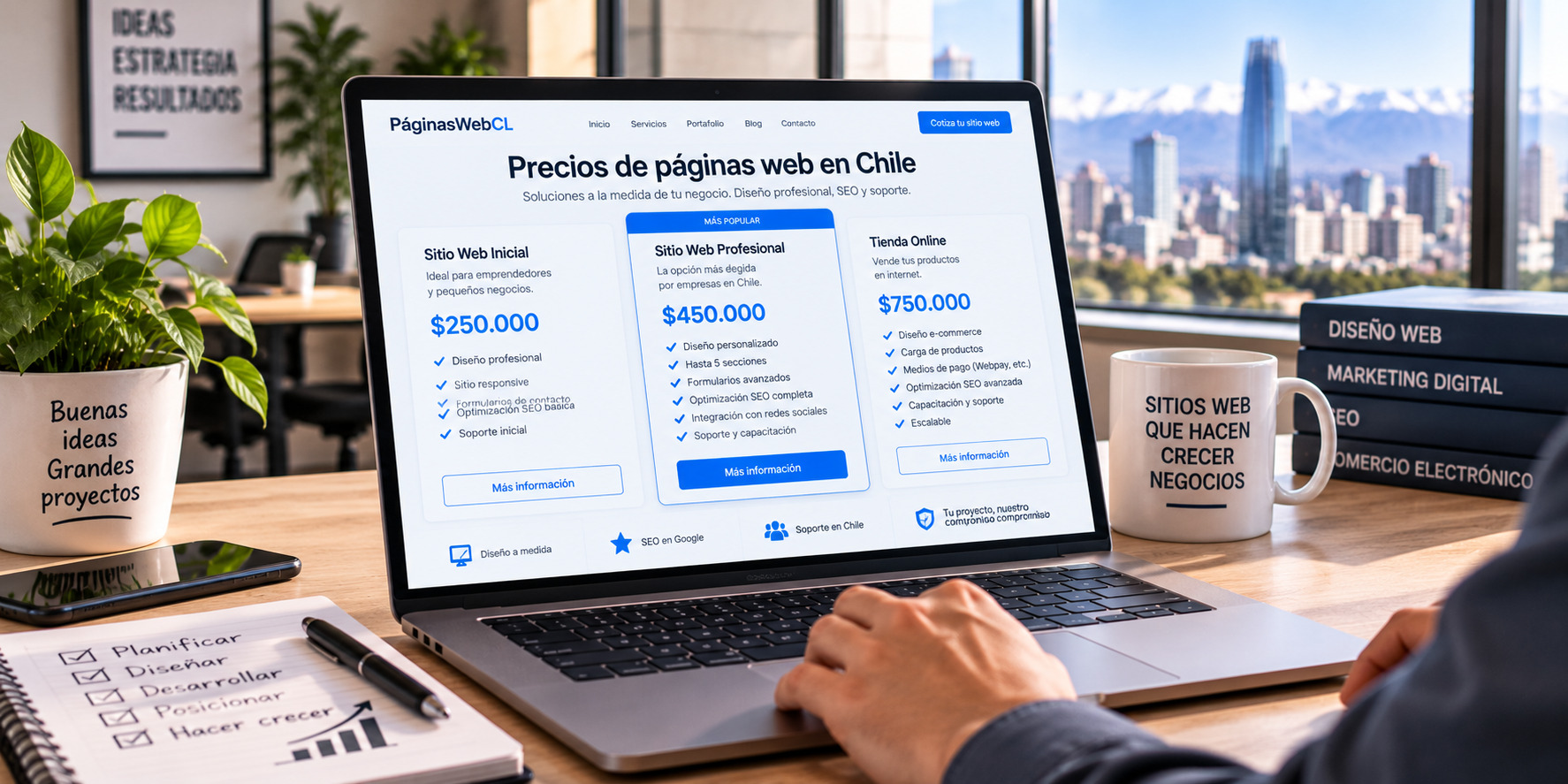 Costo de páginas web en Chile y su relación con el posicionamiento SEO