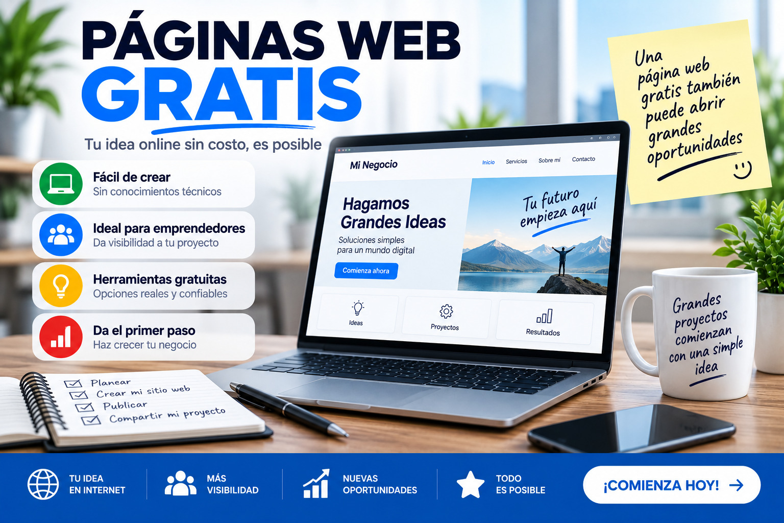 Cómo crear una página web gratis en Chile con Google Sites y Blogger