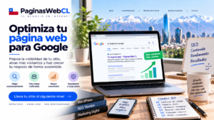 Optimizar página web para Google y mejorar el posicionamiento SEO Optimizar página web para Google mediante SEO, contenido, rendimiento y mejoras técnicas para aumentar la visibilidad y atraer más visitas