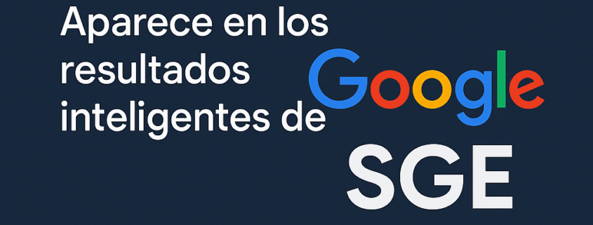 Mejorar con SGE