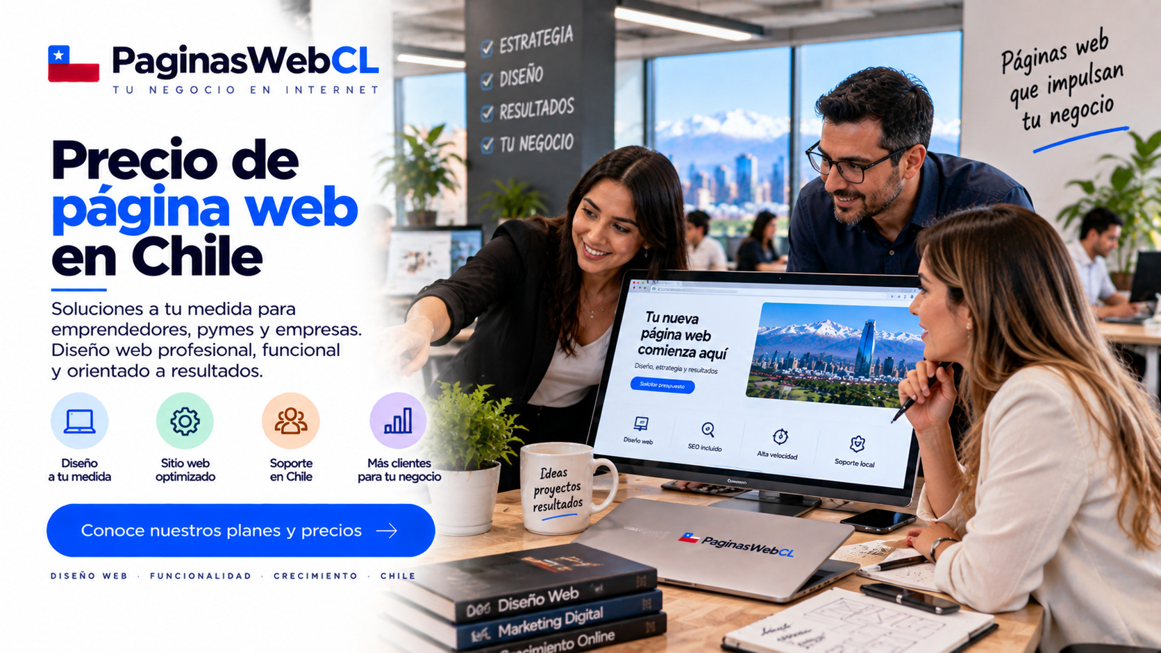 Guia de precios y costos de desarrollo web en Chile