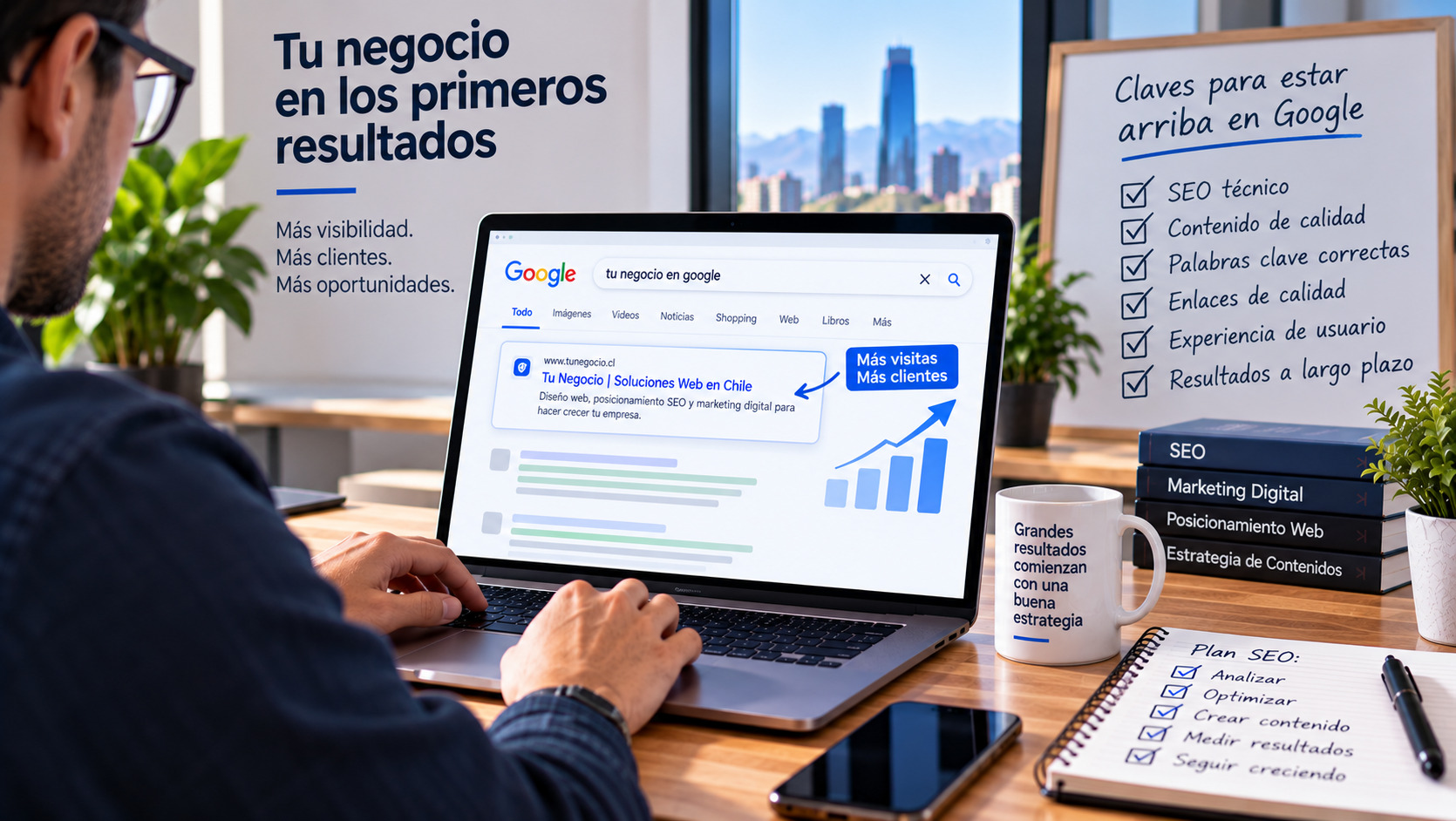 Como aparecer en Google con SEO: contenido, tecnica y optimizacion para subir posiciones