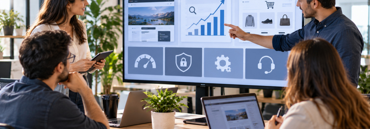 Servicios web más solicitados para empresas: diseño web, SEO, tiendas online y soporte