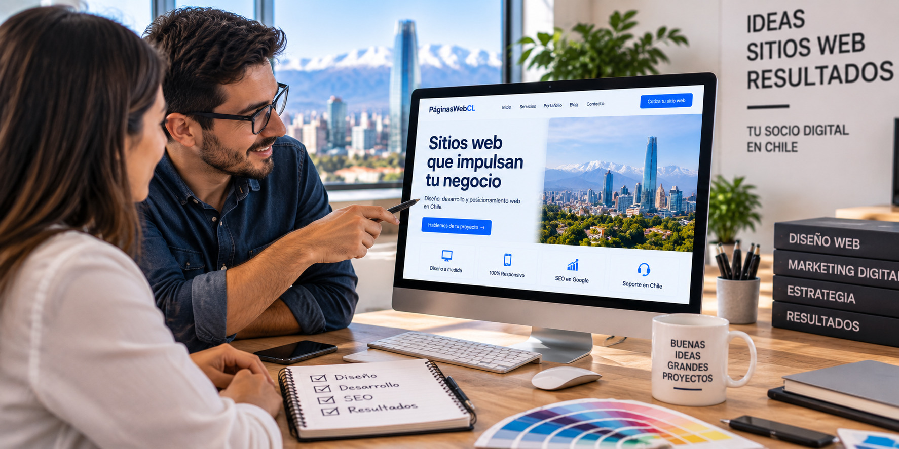 Quién hace páginas web profesionales en Santiago de Chile