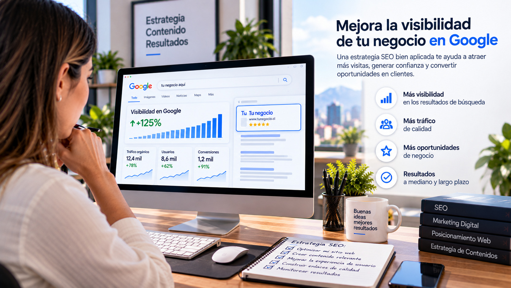 Como aumentar visitas web con SEO y Google Search Console