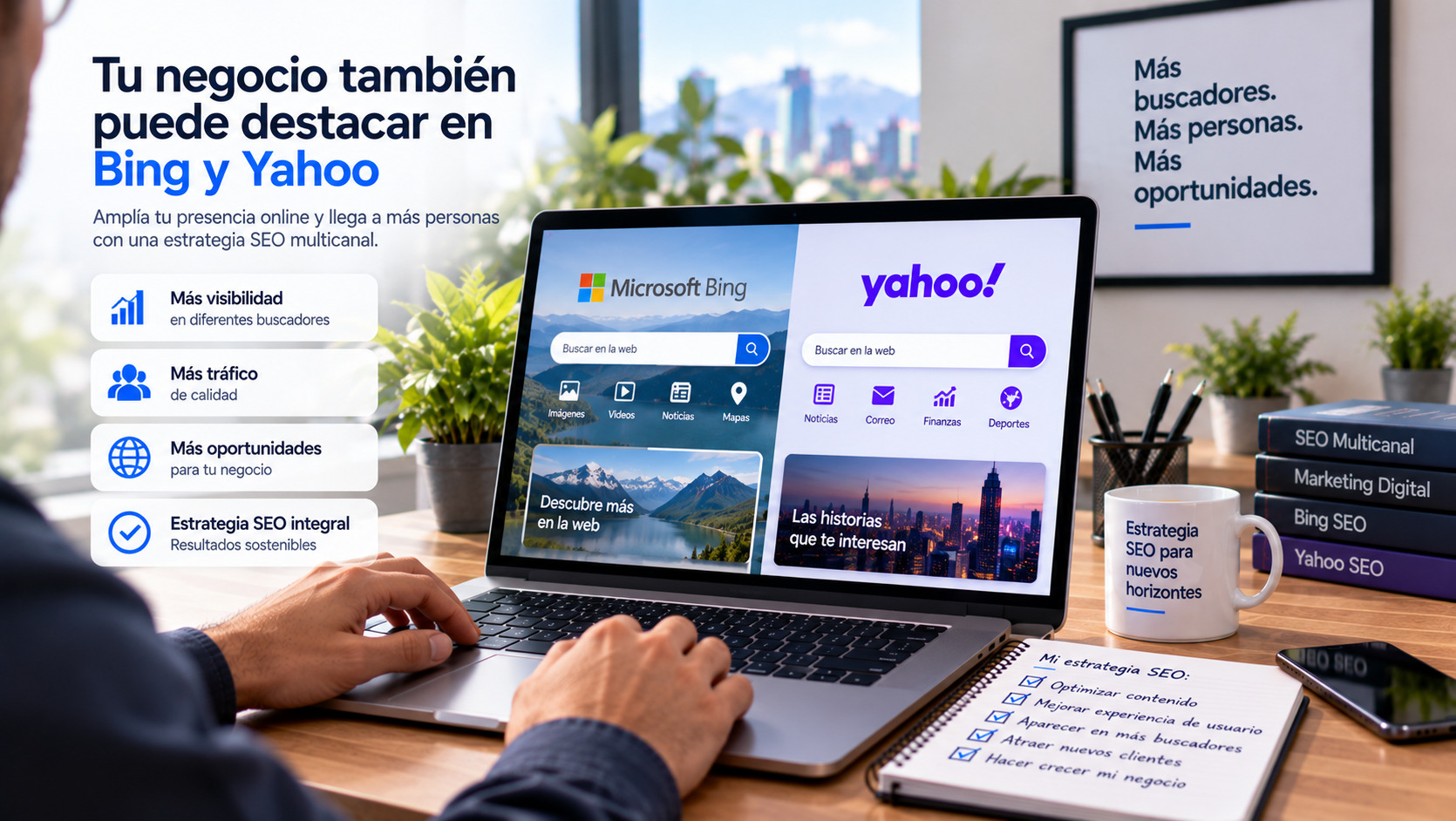 SEO en Bing y Yahoo: estrategia de posicionamiento web para empresas