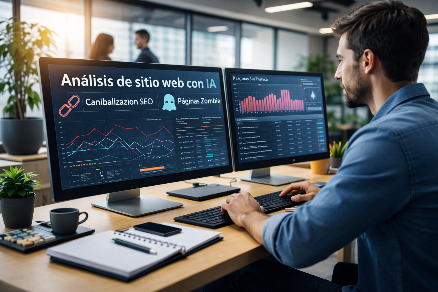 Análisis web con inteligencia artificial para eliminar canibalización y páginas zombie