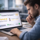 Usuario evalúa señales de confianza en una web antes de tomar una decisión