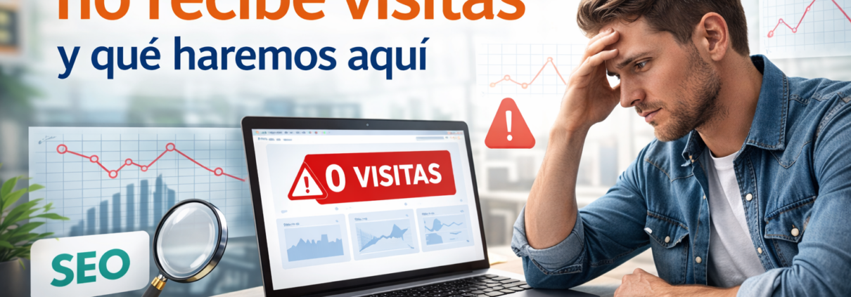 mostrando análisis SEO, métricas de tráfico y diagnóstico inicial de un sitio web
