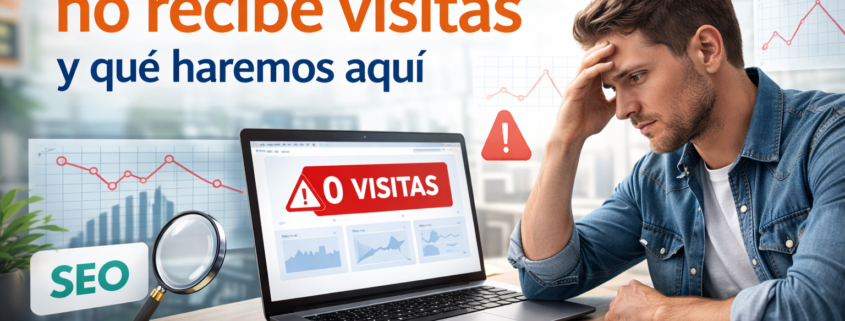 mostrando análisis SEO, métricas de tráfico y diagnóstico inicial de un sitio web
