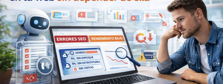 so de inteligencia artificial para analizar una página web, detectando errores de SEO y rendimiento sin depender totalmente de la IA