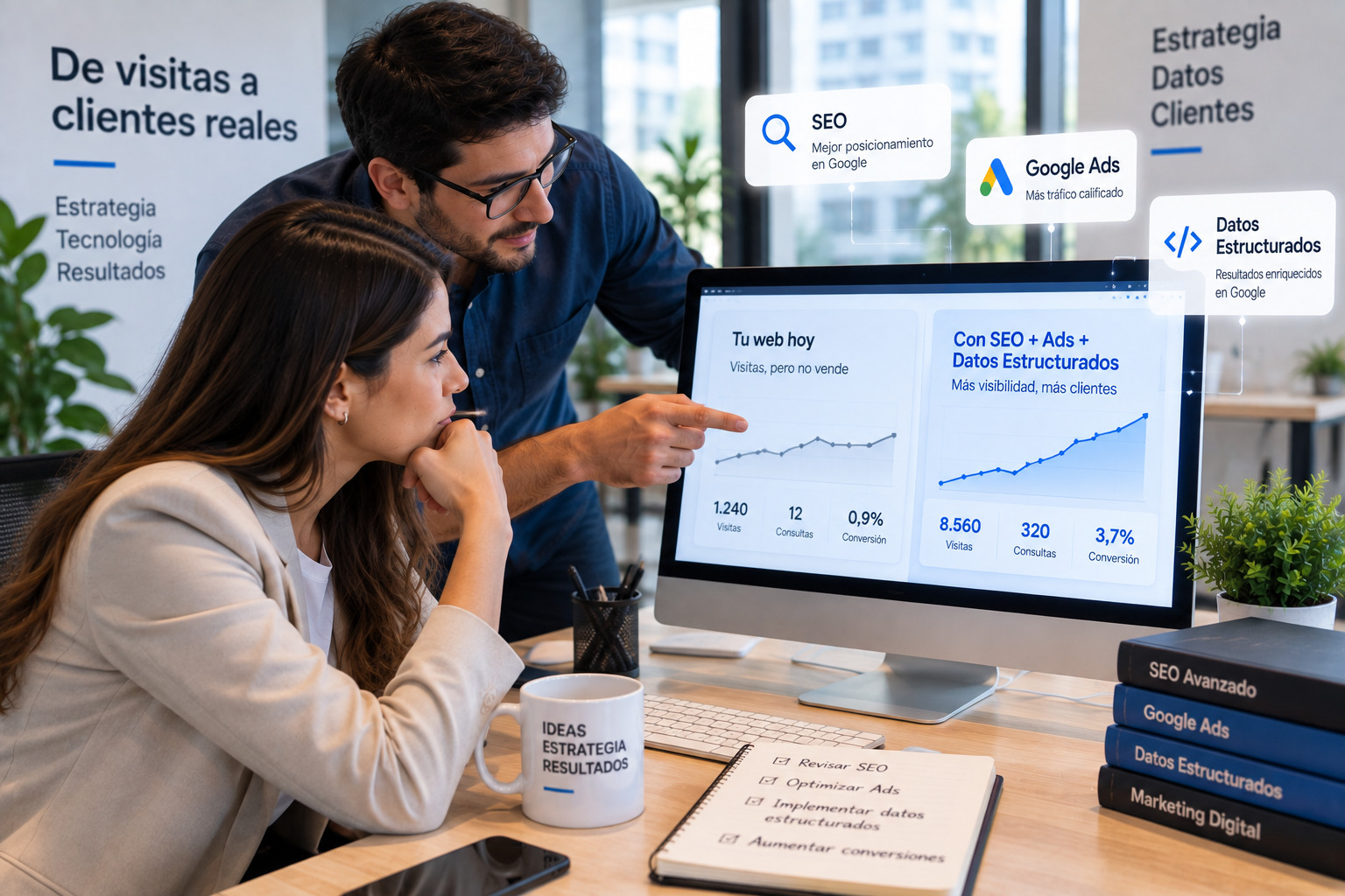 Tu web no vende: diagnóstico de SEO, Ads y datos estructurados en Chile
